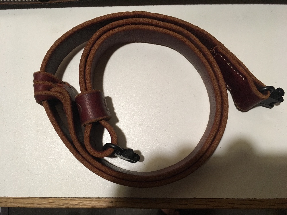 Leather sling $50 new