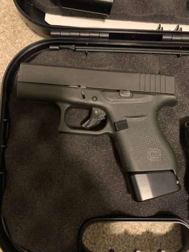 Glock 43 w/Tier 1 holster and mag extensions