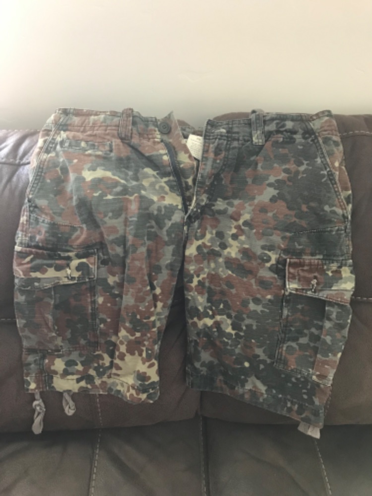 Flecktarn camo shorts