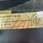 WEATHERBY 300 WBY MAG ULTRA-HIGH VELOCITY 180 GR TTSX