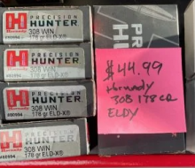HORNADY PRECISION HUNTER 308 WIN 178 GR ELD-X