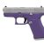 Glock 43X 9MM Bright Purple Frame Silver Slide