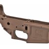 FMK Firearms AR-15 Lower Semi-Automatic, Burnt Bronze Finish Polymer