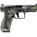Canik TP9SF Full Size 9MM 18+1 4.46Inch Barrel Woodland Camo 2 Mags