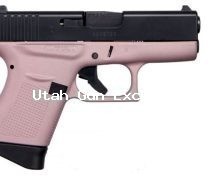 Glock Apollo Custom Glock 43 USA 2 Mags 6+1 Cerakot Pink - Black