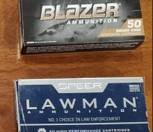 Lawman and Blazer Ammo