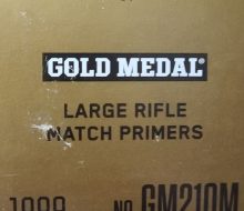 Large Rifle Match Primers No GM210M
