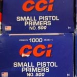 CCI Small Pistol Primers No 500