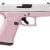 Glock 43X 9MM 3.41inch Pink Champagne Shimmering Aluminum 10RD 2Mags