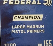 Large Magnum pistol primers No 155