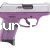 Ruger EC9s 9MM Purple Frame-Aluminum Cerakote Slide 3.12inch Barrel 6inch Overall 7+1