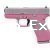 Glock 43X 9MM Prison Pink Silver Slide