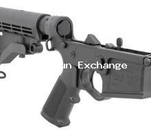 ET Arms Inc Black Polymer Complete Rec M4 Stock A2 Grip For AR Platform Mulit Cal