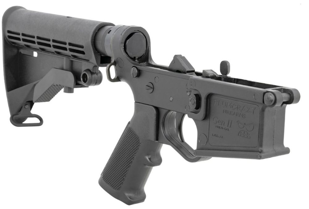 ET Arms Inc Black Polymer Complete Rec M4 Stock A2 Grip For AR Platform Mulit Cal ET Arms Inc Black Polymer Complete Rec M4 Stock A2 Grip For AR Platform Mulit Cal