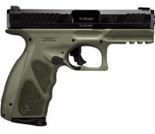 Taurus TS9 Full Size 9MM 17+1 2 Mags 4Inch Barrel 7.25inch Overall Black Slide OD Green Frame