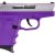SCCY CPX-2-TTPU SS Slide & Purple Frame 10+1 2 Mags