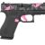 Glock 43X Black WIth Pink Flamingos Steel Slide Black WIth Pink Flamingos Frame 3.39Inch Barrel 9MM 10+1 2 Mags Glock 43X Black WIth Pink Flamingos Steel Slide Black WIth Pink Flamingos Frame 3.39Inch Barrel 9MM 10+1 2 Mags