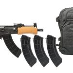Century Arms Draco Wood Handguard 7.62X39 30+1 4 Mags Black AWS Backpack