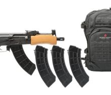 Century Arms Draco Wood Handguard 7.62X39 30+1 4 Mags Black AWS Backpack