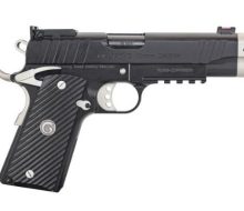 EAA Girsan MC1911S C Carry 10MM 9+1 4.40inch Black Compesated Barrel Black Checkered G10 Style Grips 8inch Overall