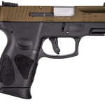 Taurus 1-G2C93A-12 G2C Compact 9MM 12+1 2 Mags 3.26 Matte Stainlerss Steel Burnt Bronze Black Polymer Frame 725327619734 1
