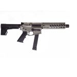 Brigade BM-9 9MM Tungsten Grey Cerakote KAK Adjustable Pistol Brace 9inch Barrel 27 Overall 33+1