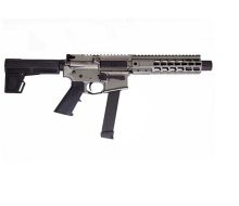Brigade BM-9 9MM Tungsten Grey Cerakote KAK Adjustable Pistol Brace 9inch Barrel 27 Overall 33+1