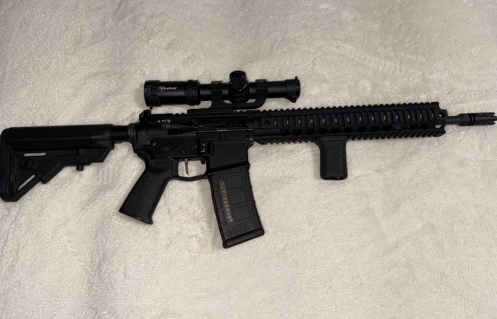 Custom Built AR-15 Rifle with extras! 16″