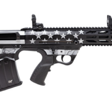 GForce GFY 12GA Bullpup American Flag Black & White 5+1 1 Mag 18.5Inch Barrel