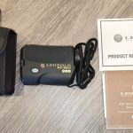 rangefinder, bag and paperwork