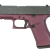 Glock 43X Glitter Slide Black Cherry Frame