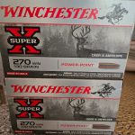 rifle 270 WIN 130 grain 2 boxes