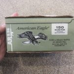 FRONT VIEW OF BOX