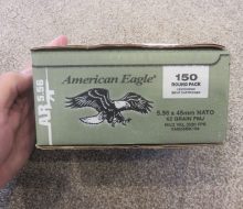 FRONT VIEW OF BOX