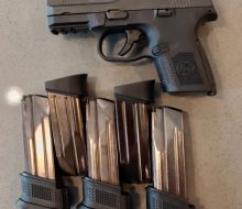 Pistol with mags