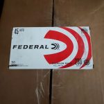 45 ACP FMJ Federal
