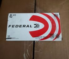 45 ACP FMJ Federal