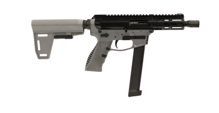 GForce Jawbone 9MM AR Pistol Gray Black 33+1 GForce Jawbone 9MM AR Pistol Gray Black 33+1