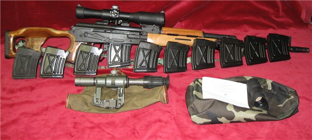 Romanian PSL with Scope & 10 Mags 7.62x54R.1 Romanian PSL with Scope & 10 Mags 7.62x54R.1