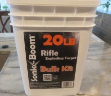 FRONT OF CONTAINER SHOWING CONTENT DESCRIPTION