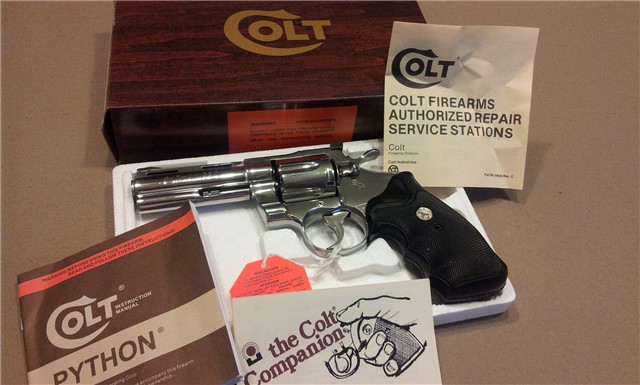 Colt Bright Stainless 4 Python.7 Colt Bright Stainless 4 Python.7