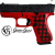 Glock 43X Glitter Slide Galaxy Glitter Frame
