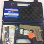 Colt CMC Marine 1911 Desert Tan FDE 45 Pistol M45.6