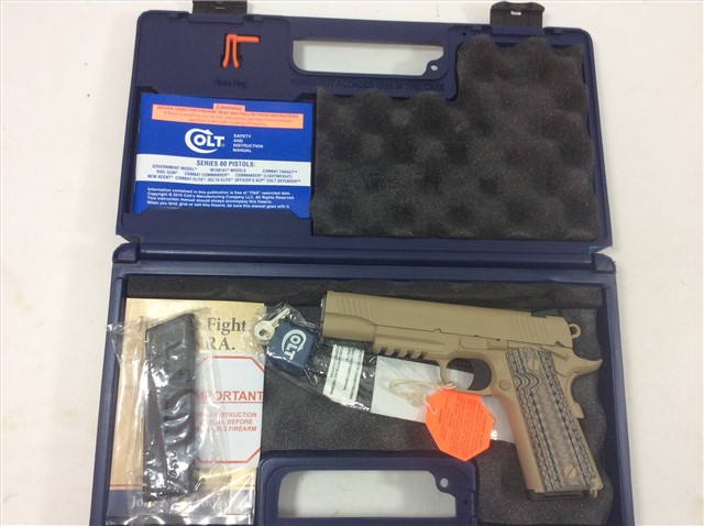 Colt CMC Marine 1911 Desert Tan FDE 45 Pistol M45.6 Colt CMC Marine 1911 Desert Tan FDE 45 Pistol M45.6