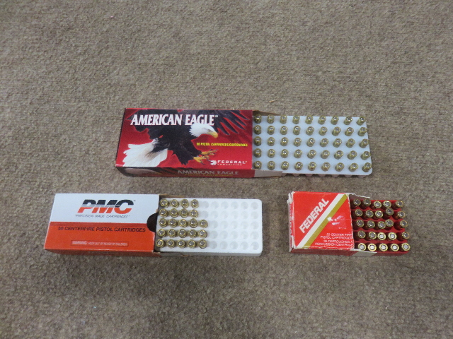 TOP VIEW OF ALL 3 BOXES OPEN SHOWING ROUNDS TOP VIEW OF ALL 3 BOXES OPEN SHOWING ROUNDS
