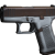 Glock 43X 9MM Silver Brown Pillage 10+1 3.41Inch Barrel