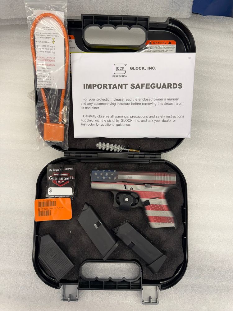 09.24.2026 Glock 43 Battleworn USA Flag a 09.24.2026 Glock 43 Battleworn USA Flag a
