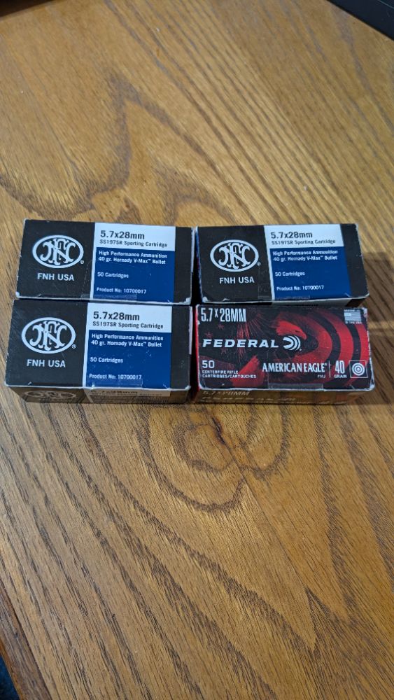 5.7 x 28 Ammo 5.7 x 28 Ammo
